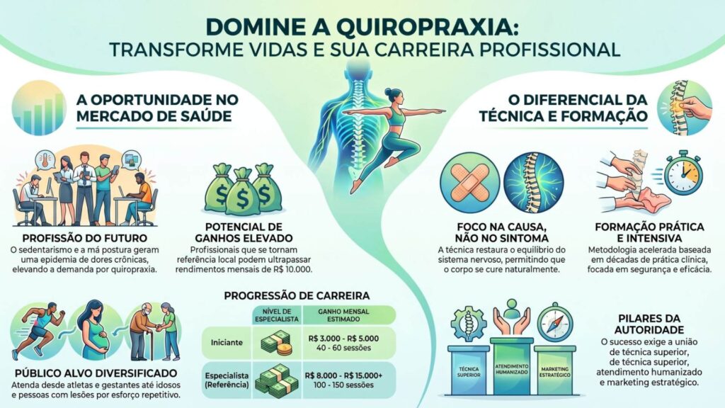 Curso De Ajustes Vertebrais Em Quiropraxia O Que é, Para Quem é Indicado E Como Se Tornar Referência Na Sua Cidade
